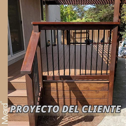 Vista 5 de Myard - Balaustres de aluminio para barandillas de terraza, porche, cerca