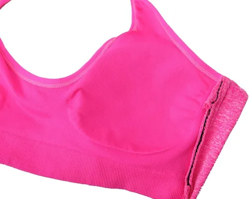 Vista 42 de Brasier deportivo o para yoga con cierre frontal de ganchos y cremallera para mujer