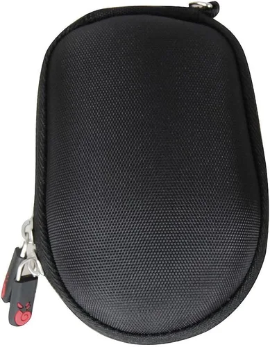 Vista 4 de Hermitshell Estuche rígido de viaje para ratón inalámbrico Logitech M185 (negro)