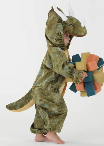 Vista 3 de Disfraz de dinosaurio jurásico para bebé, disfraz para niños pequeños