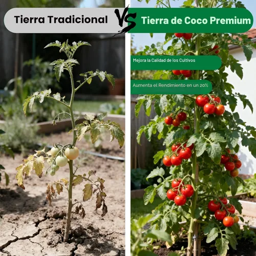 Vista 4 de ZeeDix 2 piezas de ladrillos de coco para plantas, fibra de coco 100% orgánica para tierra de jardín y mezcla de macetas, bajo equilibrio de EC