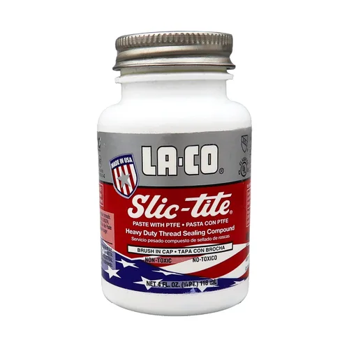 Vista 5 de LA-CO 42014 Slic-Tite - Pasta selladora de rosca prémium con PTFE, temperatura de -50 a 500 grados F, 1 galón