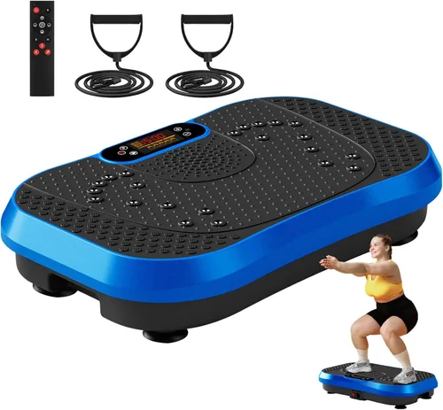 Vista 11 de SoftGym Máquina de ejercicios con placa de vibración para drenaje linfático Negro