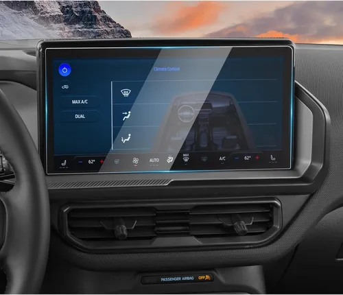Vista 23 de Protector de pantalla compatible con Ford Ranger 2026, antirreflejos, mate, para Ford Ranger LARIAT/Raptor SYNC 4 Pickup Truck de 12 pulgadas
