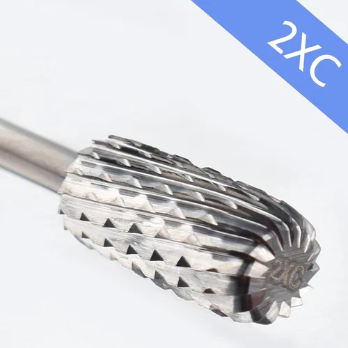 Vista 2 de QUNZHAO Brocas de polvo para uñas, de acero tungsteno, eliminación rápida, acrílico o gel duro, vástago de 3/32 pulgadas, para manicura, arte