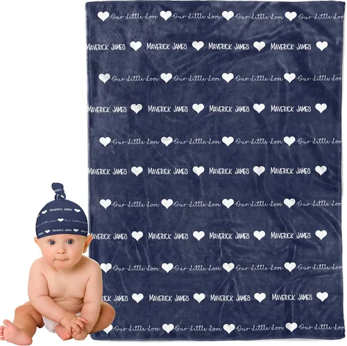 Vista 22 de Mantas de bebé personalizadas para niños y niñas, regalos personalizados para bebés, mantas de bebé personalizadas para niñas y niños, artículos