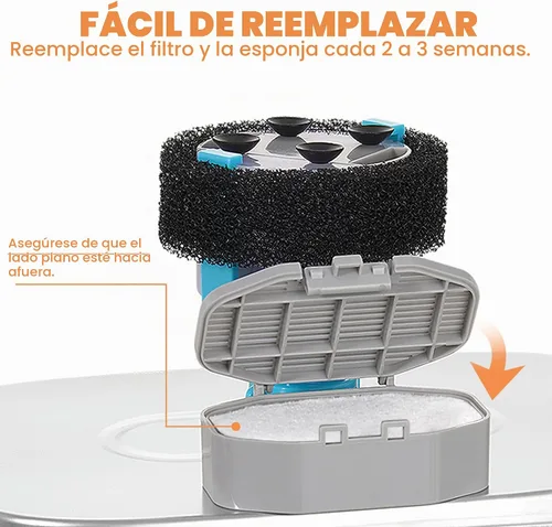 Vista 4 de Rellaty Filtros oficiales para fuentes Cat (8 filtros + 8 esponjas)