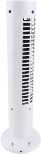 Vista 3 de USB Bladeless Tower Fan, Adjustable 2 Speeds (White)
