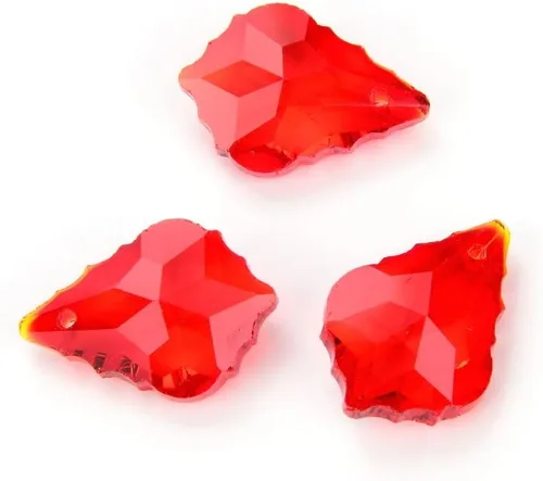 Vista 9 de 20pcs checa facetado cristal barroco lámpara colgante gota perlas Suncatcher 0.866 in febrero amatista púrpura piedra natal