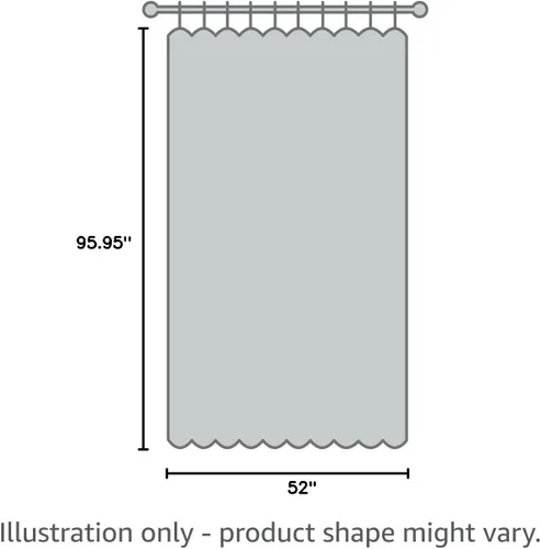 Vista 9 de Metro Parlor Cortinas opacas completas de 96 pulgadas de largo para sala de estar y dormitorio, patrón metálico metálico para oscurecer