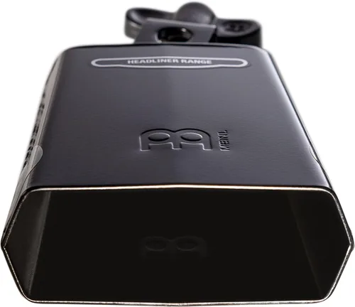 Vista 5 de Meinl Percussion HCO4BK Headliner Series Cencerro montable de 5 pulgadas, acero recubierto de polvo negro Instrumento musical de campana de vaca