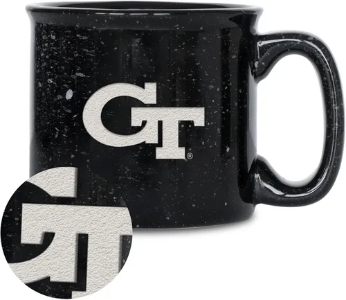 Vista 107 de Rico Industries NCAA Speckle 12oz Laser Engraved Campfire Mug