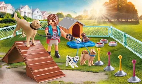 Vista 2 de Playmobil Set de regalo de entrenador de perros