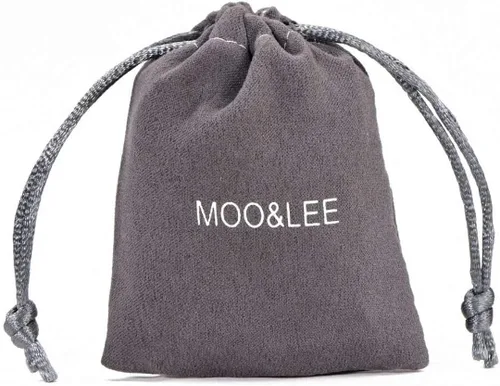 Vista 6 de MOO&LEE Collar con colgante de estrella de David de acero inoxidable para hombre