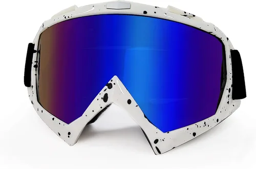 Vista 18 de Gafas para bicicleta de motocross, motocicleta, ATV, lentes para cuatro ruedas todoterreno, gafas de casco de carreras MX