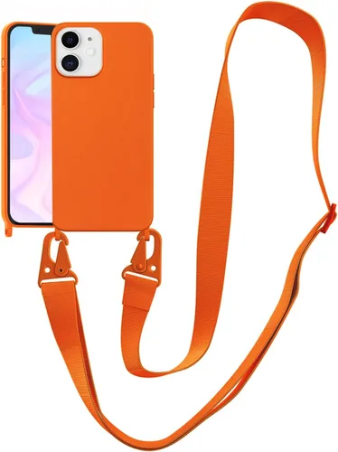 Vista 21 de Funda compatible con iPhone 8 Plus, iPhone 7 Plus/6 Plus/6S Plus con cordón, funda cruzada para iPhone con correa ajustable de silicona para iPhone