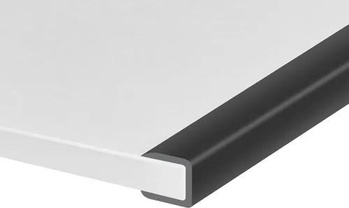 Vista 18 de Borde de goma protector, canal en U autoadhesivo de 1-1/2 pulgadas para maderas, bandas flexibles en forma de U para despegar y pegar, protector