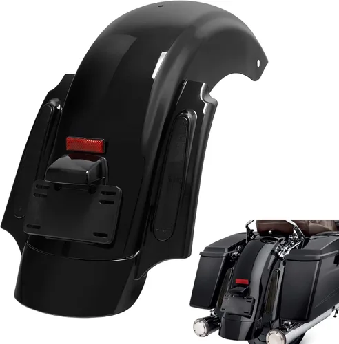Vista 12 de TCMT Juego de fascia de guardabarros trasero compatible con Harley Touring Road King CVO Road Glide Ultra Classic Electra Glide Street Glide