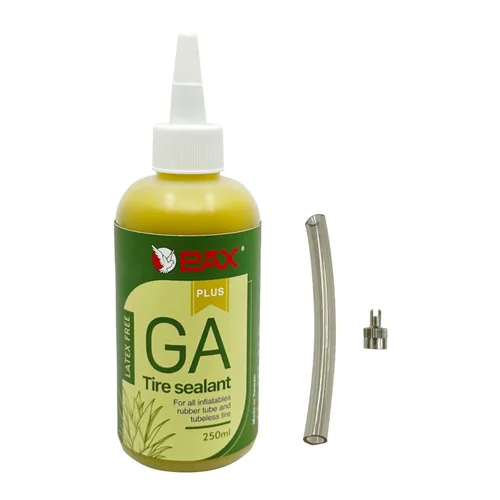 Vista 8 de PAX GA - Sellador universal para neumáticos de 2.0 fl oz (2 onzas), anticongelante (-4 °F), fibra de piña natural, tubo de sellado y sin cámara