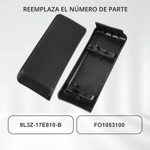 Vista 3 de Repuesto para protector de parachoques delantero, almohadillas, tapas, insertos de cubierta de extremo 2009-2014 F150 F-150 9L3Z17E810B lado
