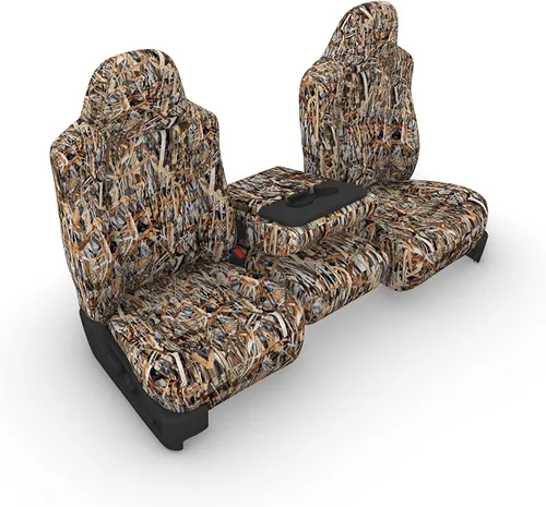 Vista 3 de Fundas pasa asientos Durafit Seat para Ford modelos 2002-2010, F250/F350/F450/F550, 40/20/40, con respaldar alto y camuflaje a elección
