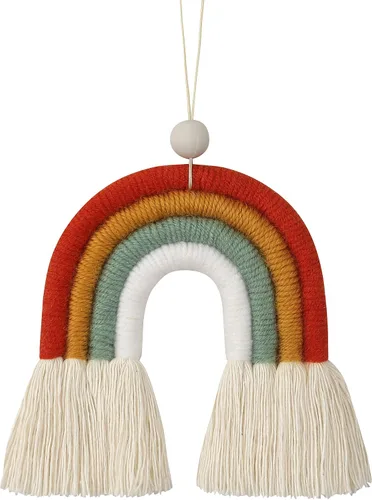 Vista 7 de BOHO GARDEN Encanto de Arcoíris Boho de Macramé - Difusor de Aceite Esencial para Coches, Guardería de Bebés, Dormitorio de Niños y Decoración