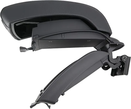 Vista 8 de Conjunto de consola reposabrazos negro compatible con Kia Sportage 2005