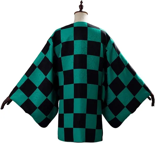 Vista 3 de Adult Kimetsu Pink Robes Cosplay Cardigan Top Jacket