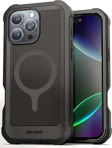 Vista 17 de ENCASED Funda compatible con iPhone 15, protección de grado militar con cobertura de cuerpo completo resistente de 360 grados (iPhone 15)