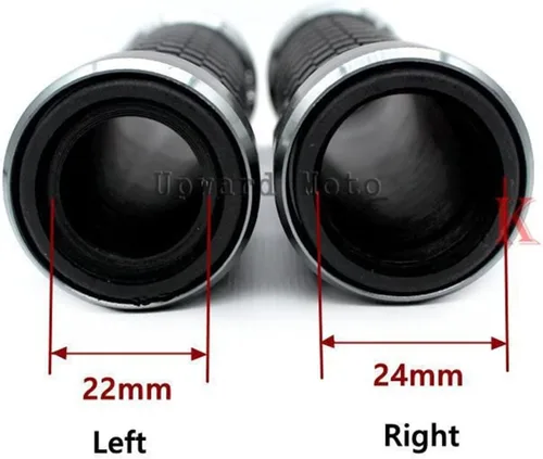 Vista 2 de Motorcycle Handlebar for Yamaha XJ6 XJ-6 Diversion Motorcycle Accessories 7/8" 22mm Handlebar Grips Handle Grip Protector Handle Bar Motorbike Verde