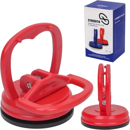 Vista 10 de STREBITO Ventosas de Alta Resistencia 2 Piezas Herramienta de Ventosas para Pantalla para iMac, iPhone, MacBook, iPad, TV, Teléfono, Portátil Azul