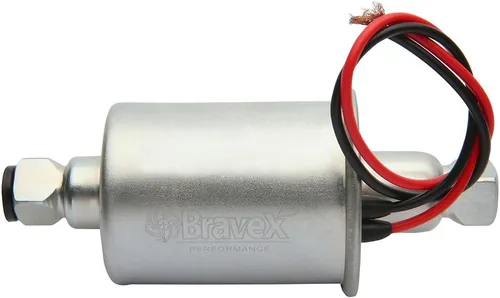 Vista 5 de Bravex E8012S Bomba de combustible eléctrica universal de baja presión 5-9 PSI 12V con kit de instalación