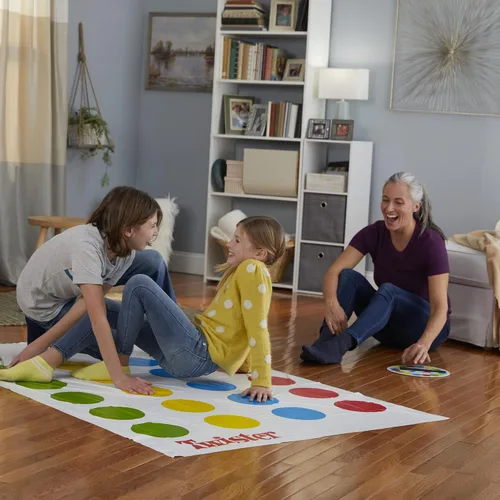 Vista 7 de Hasbro Twister Party - Juego de mesa clásico para 2 o más jugadores, juego de interior y exterior para niños de 6 años en adelante, el embalaje