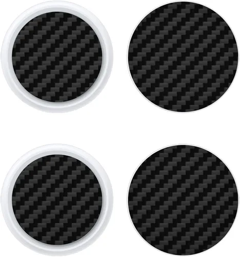 Vista 79 de SopiGuard Adhesivo para Apple AirTag Precision de borde a borde para panel trasero (negro cepillado)