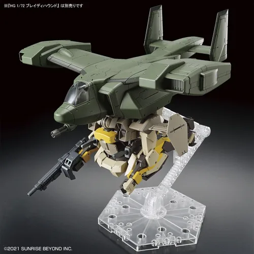 Vista 7 de Bandai Hobby AMAIM Warrior at the Borderline - V-33 Stork Carrier HG 1/72 Model Kit