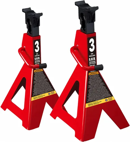 Vista 8 de BIG RED AT42002R Torin - Gatos de acero para auto, 2 toneladas (4,000 libras) de capacidad, rojo, 1 par