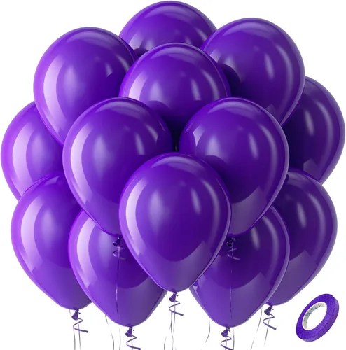 Vista 152 de Bezente Paquete de 150 globos de látex mate color burdeos de 5 pulgadas rojo (07-Red-G42)