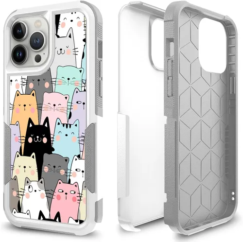 Vista 8 de Funda para iPhone 12 Pro Max, diseño blanco deportivo de béisbol, absorción de golpes, policarbonato duro e interior de silicona híbrida de doble