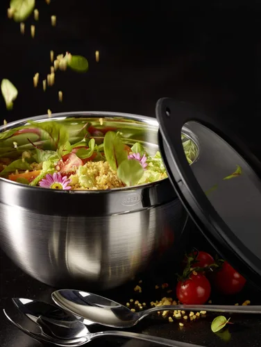Vista 4 de Rösle Universal Cookware - Tapa para cuenco de vidrio, 6.3 pulgadas, transparente