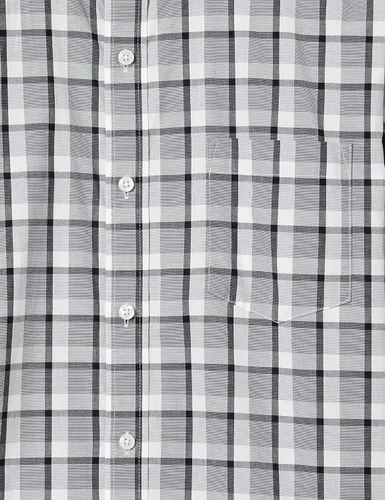 Vista 5 de Tienda Essentials Camisa de popelina para hombre informal de manga larga con ajuste regular