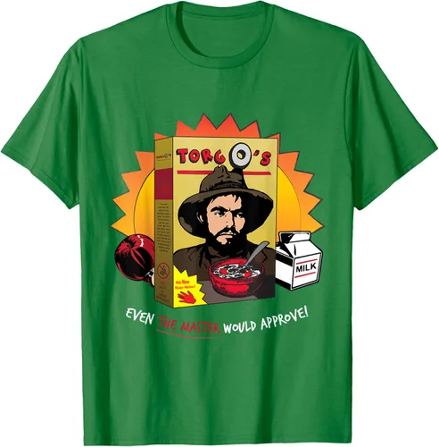 Vista 4 de Torgo Camiseta de película de culto de cereales, Negro, S