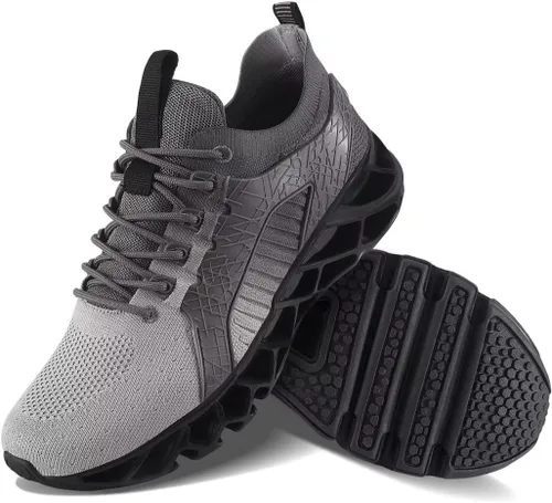 Vista 6 de UMYOGO Tenis cómodos para hombre, para caminar, correr, tenis de moda para adultos