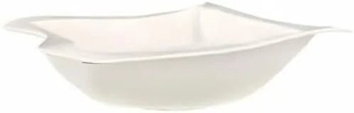 Vista 4 de Villeroy & Boch New Wave - Ensaladera cuadrada, 13 pulgadas, porcelana premium, color blanco