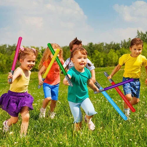 Vista 5 de smilixin - 13 juguetes inflables de espada de sable de luz, 6 colores Inflatable Lightsaber Swords for Themed Party,Inflatable Sword Toys Party