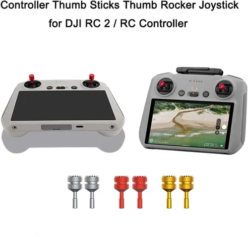 Vista 2 de Joystick de pulgar/protector de balancín para DJI AIR 3 RC 2/Mavic 3 PRO/Mini 3 PRO DJI control remoto RC, cubierta de soporte para RC Quadcopters