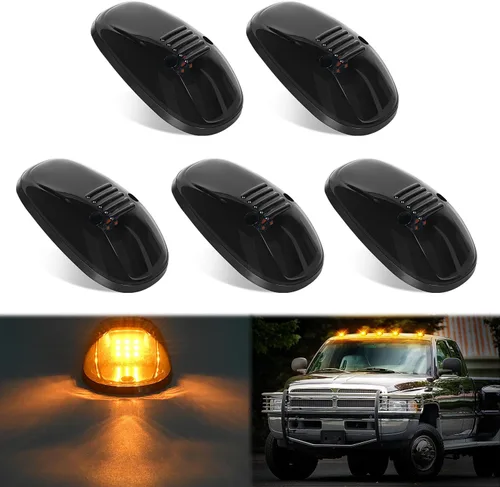 Vista 18 de Nilight Luz de Marcador Lateral Ovalada de 2.5 Pulgadas 10PCS Ámbar 2 Diodos LED Luces de Guardabarros y Separación de Remolque Impermeables