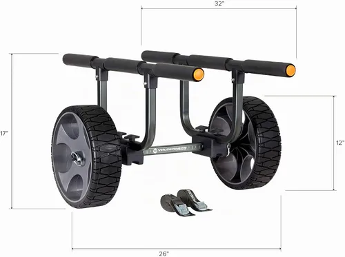 Vista 7 de Wilderness Systems Heavy Duty Kayak Cart - for Kayaks and Canoes
