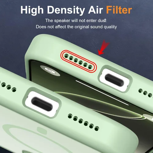 Vista 173 de MOCCA - Funda magnética resistente para iPhone XR de 6.1 pulgadas, compatible con MagSafe, funda con protección contra caídas de grado militar