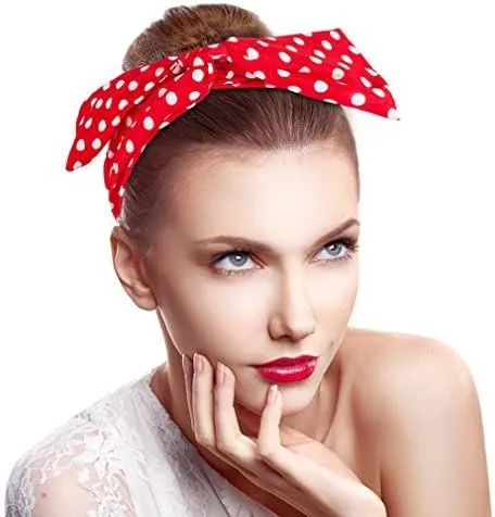 Vista 3 de Conjunto de accesorios de disfraz de los años 50 para mujer