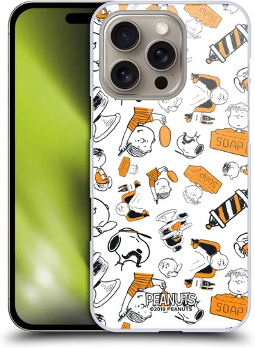 Vista 27 de Head Case Designs Carcasa rígida con licencia oficial de Peanuts Charlie Brown Chuck Barber Shop compatible con Apple iPhone 7/8/SE 2020 y 2022